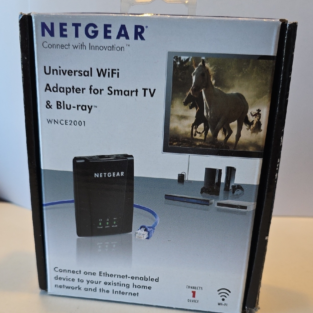 Netgear Universal Wifi Adabter For Smart TV & Blu-Ray WNCE2001 Used And Works